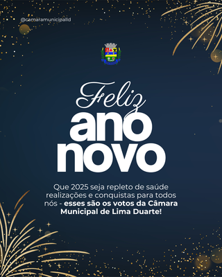 FELIZ ANO NOVO!