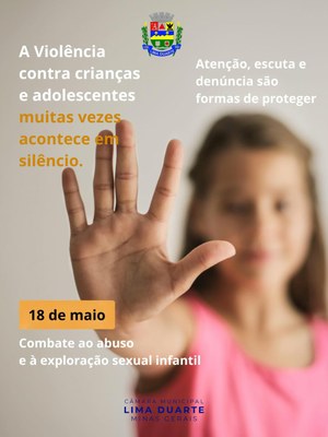 18 de Maio | Combate ao Abuso e à Exploração Sexual de Crianças e Adolescentes