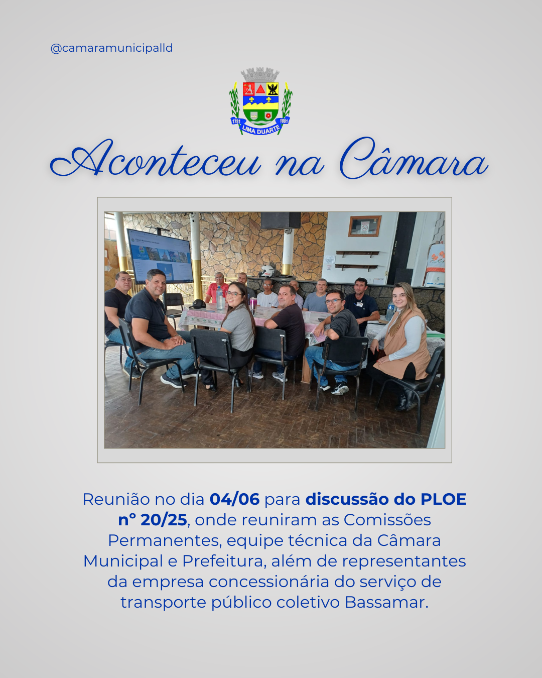 Aconteceu na Câmara