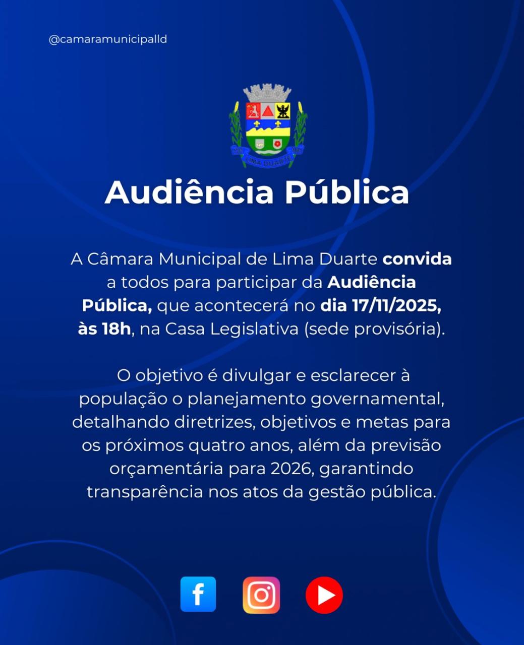 Audiência Pública 17/11/2025