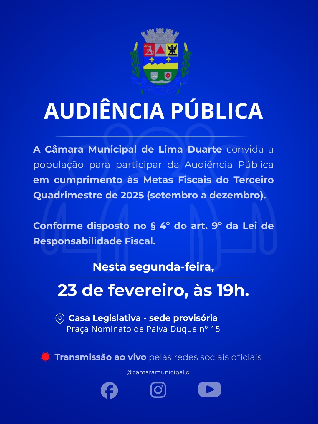 AVISO DE AUDIÊNCIA PÚBLICA