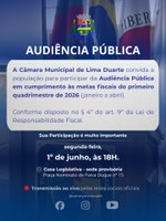 AVISO DE AUDIÊNCIA PÚBLICA