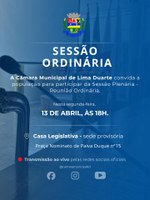 AVISO DE SESSÃO ORDINÁRIA
