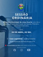 AVISO SESSÃO ORDINÁRIA