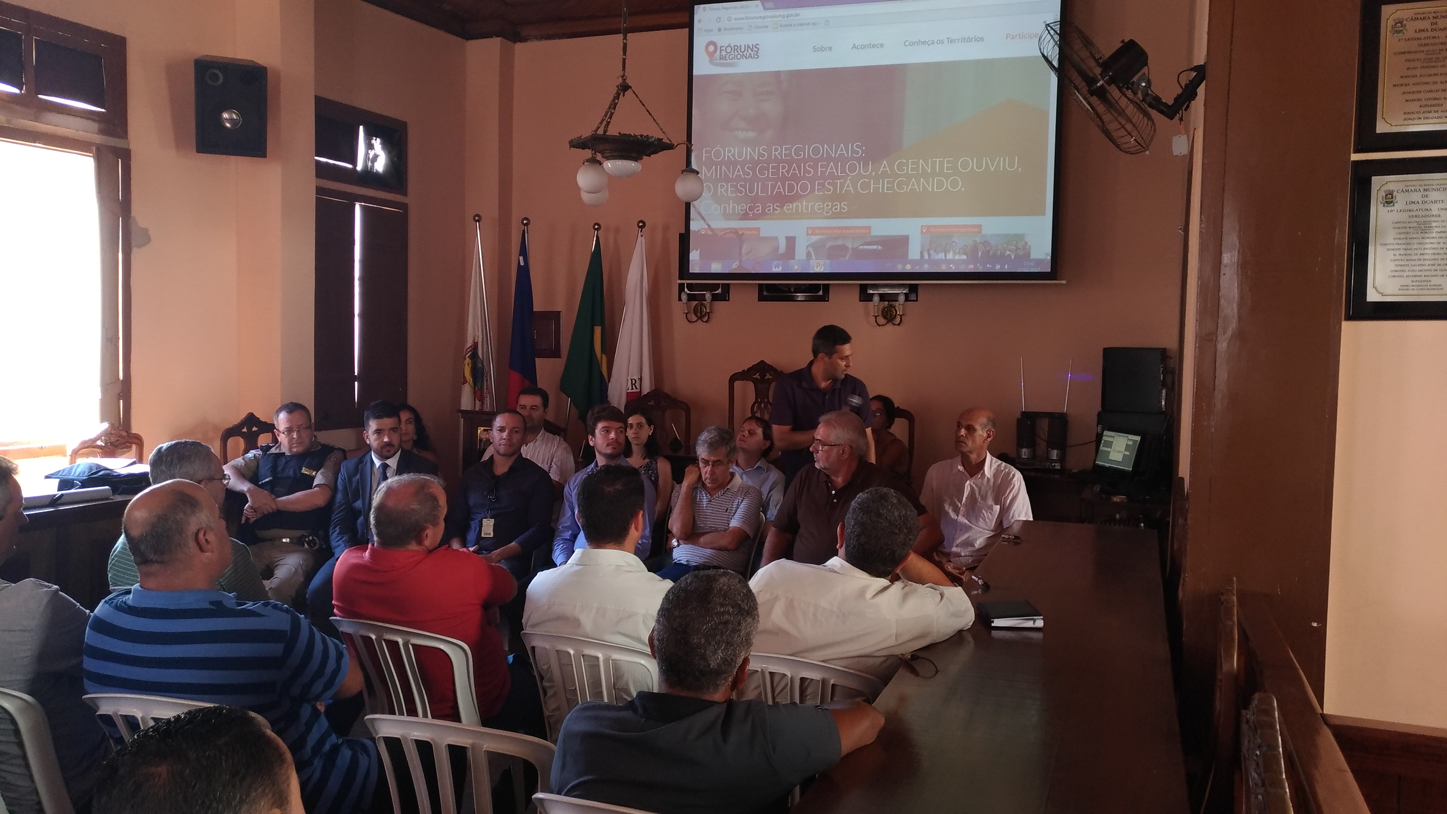 Composição do Colegiado Executivo dos Fóruns Regionais.