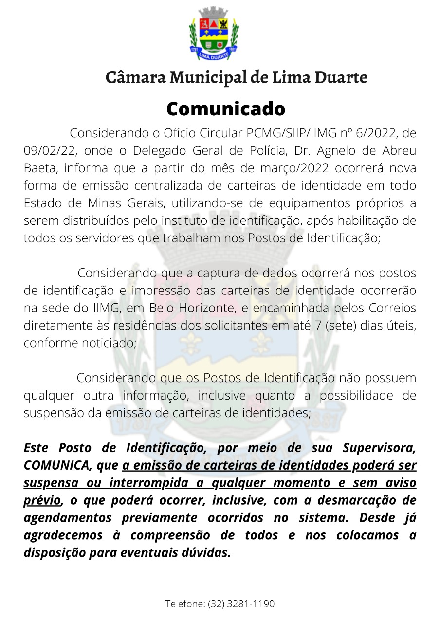 Comunicado