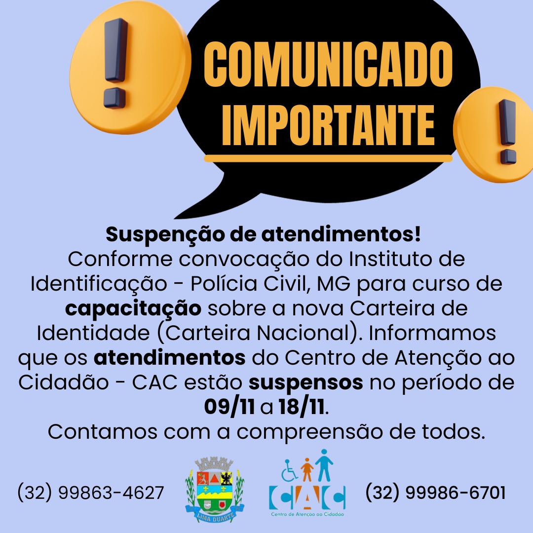 Comunicado Importante