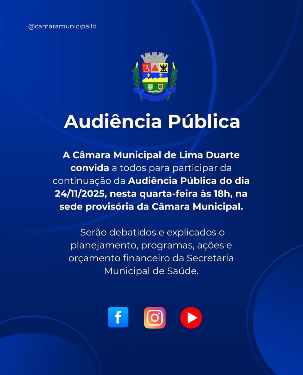 Continuação da Audiência pública de 24/11/2025
