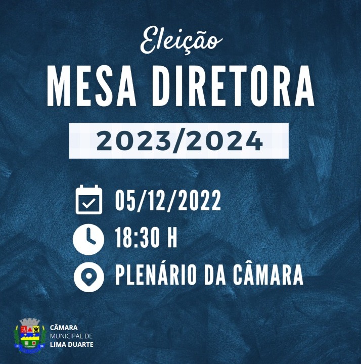 Eleição Mesa Diretora - 2023 / 2024