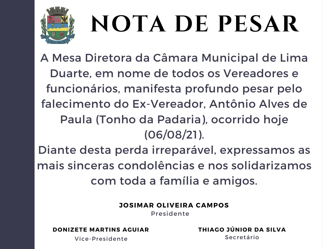 Nota de Pesar