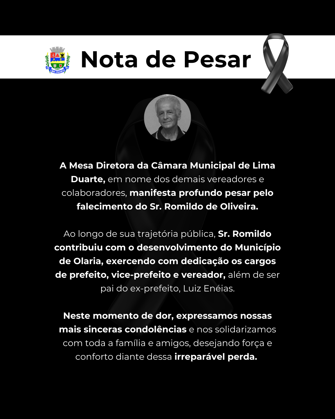 NOTA DE PESAR