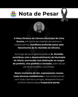 NOTA DE PESAR