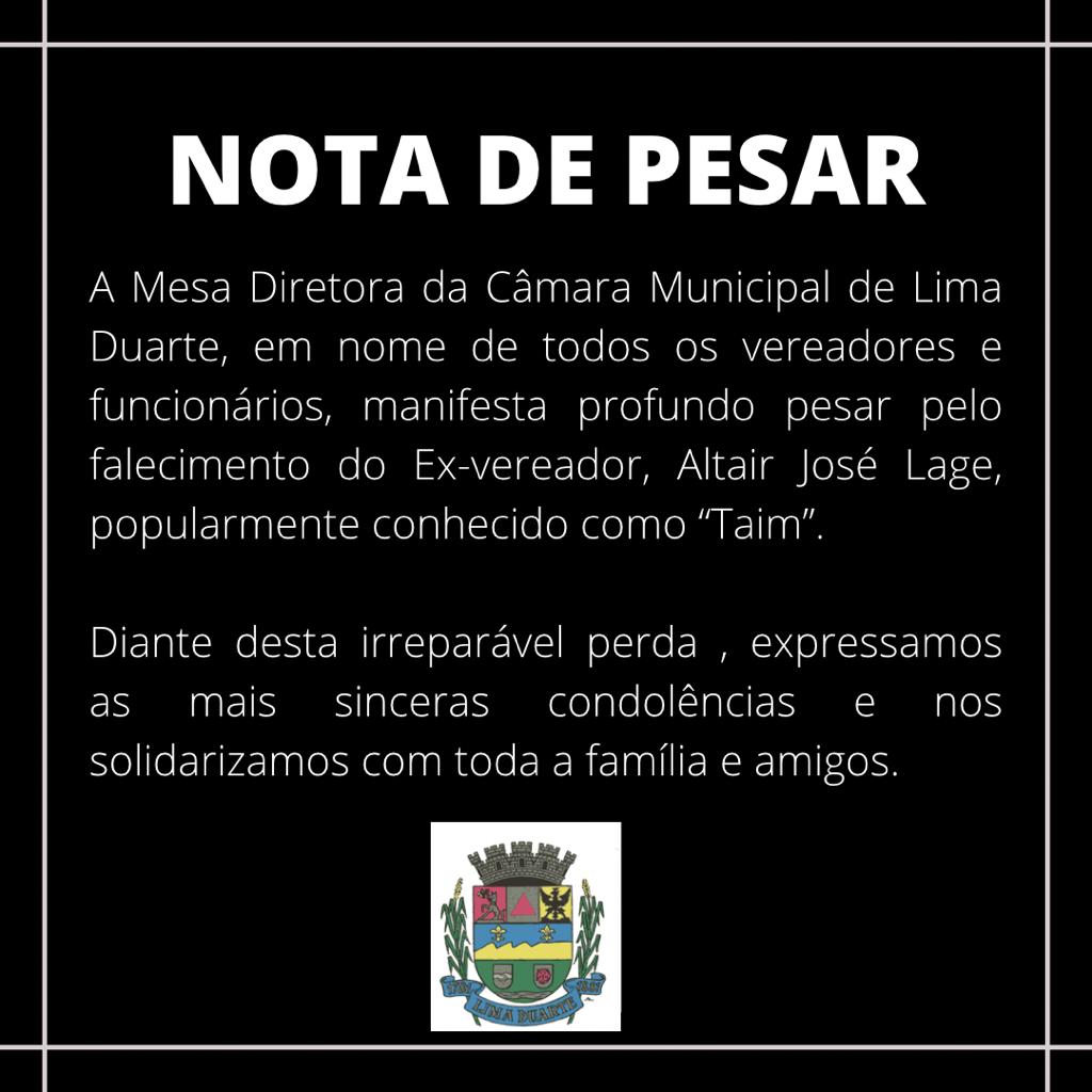 Nota de Pesar