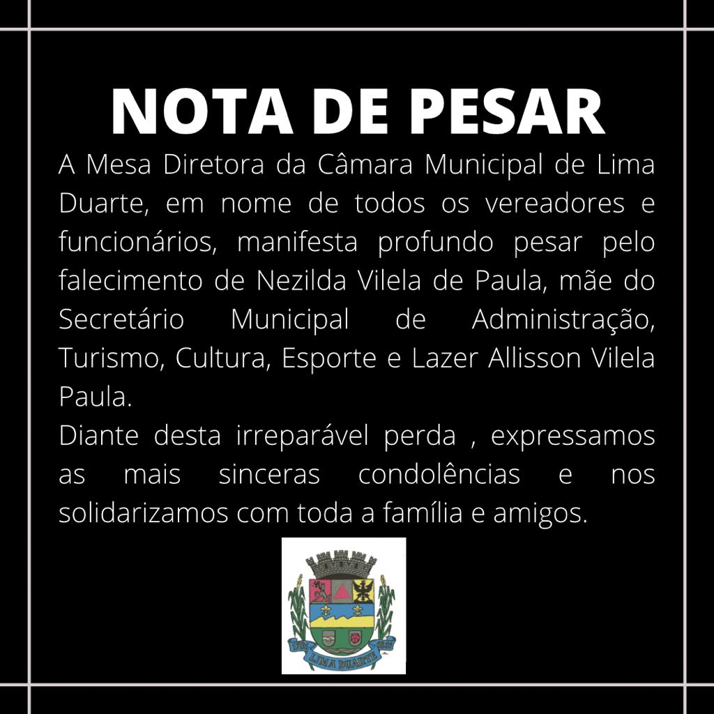 Nota de Pesar