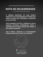 NOTA DE SOLIDARIEDADE
