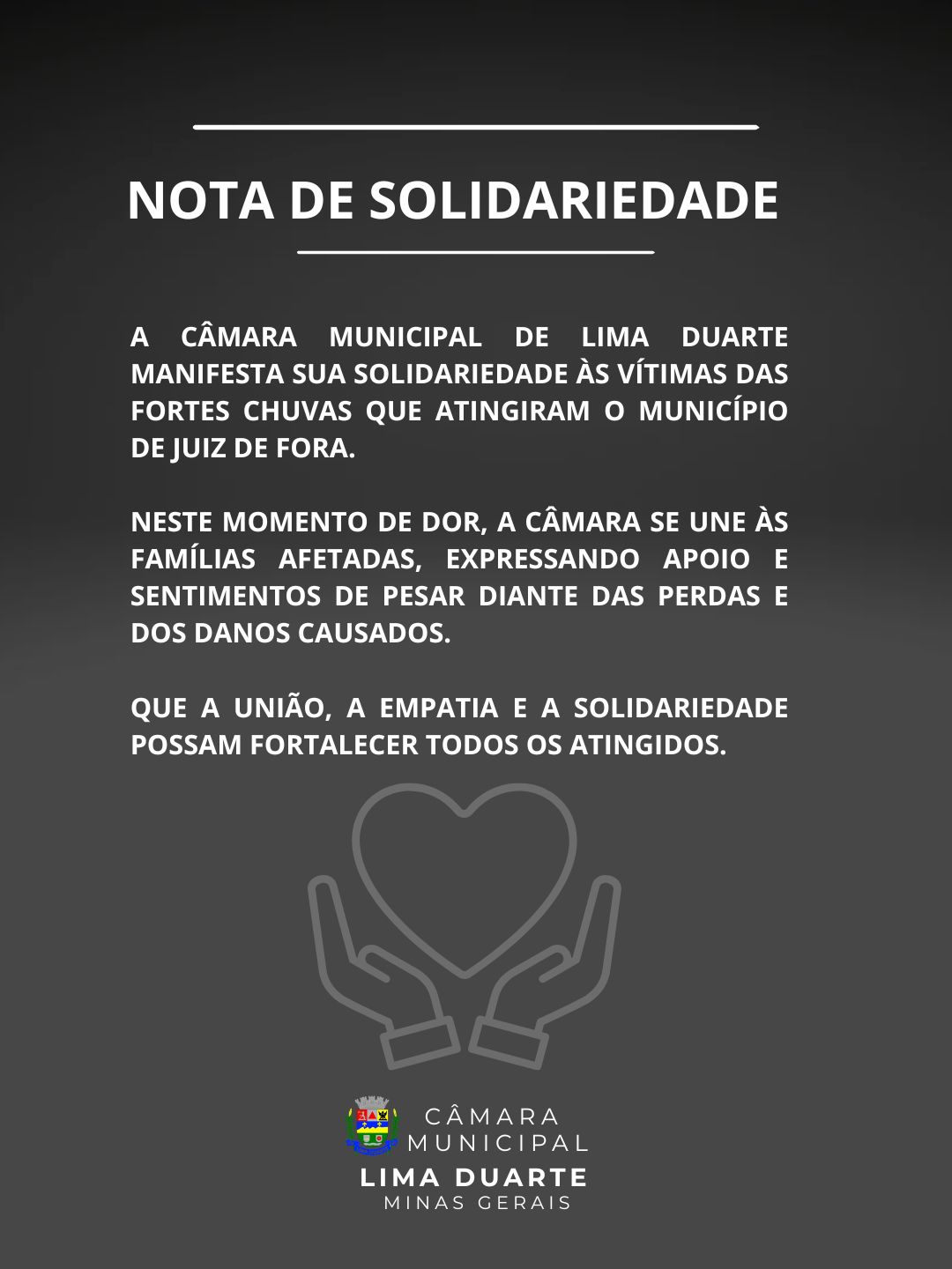 NOTA DE SOLIDARIEDADE