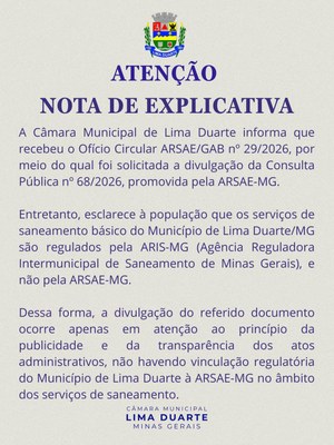 NOTA EXPLICATIVA