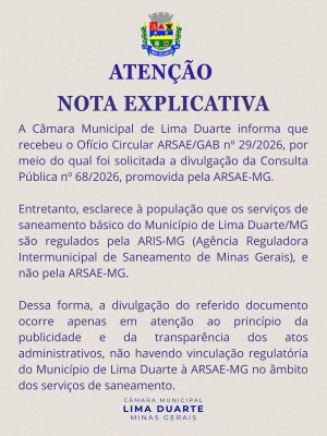 NOTA EXPLICATIVA