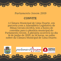 PLENÁRIA MUNICIPAL PARLAMENTO JOVEM 2019