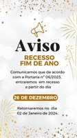 Recesso de Fim de Ano