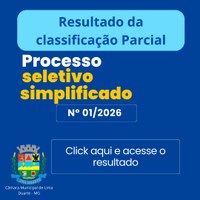 Resultado da classificação parcial