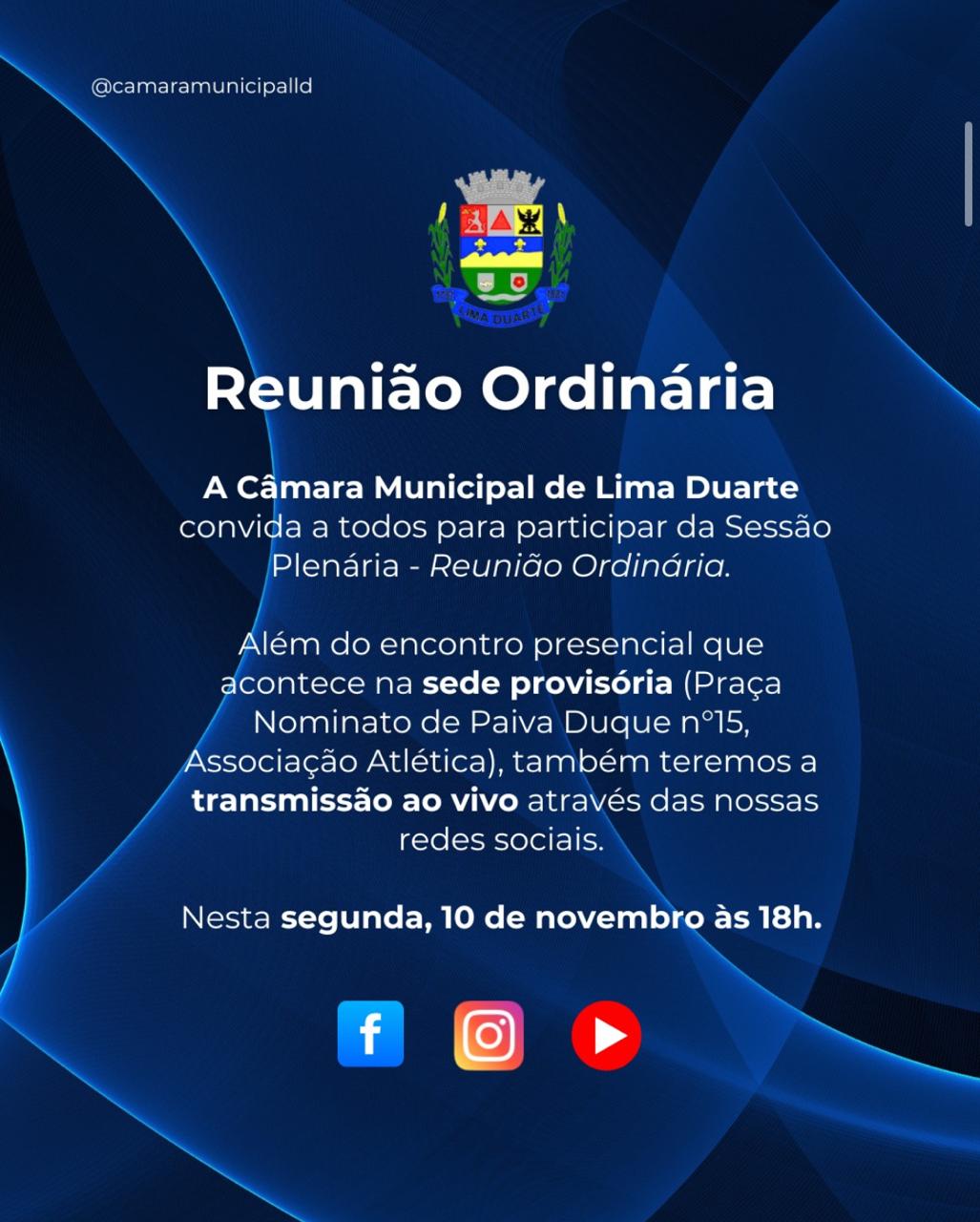 Reunião Ordinária 10/11/2025