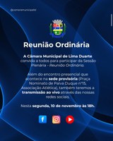 Reunião Ordinária 10/11/2025