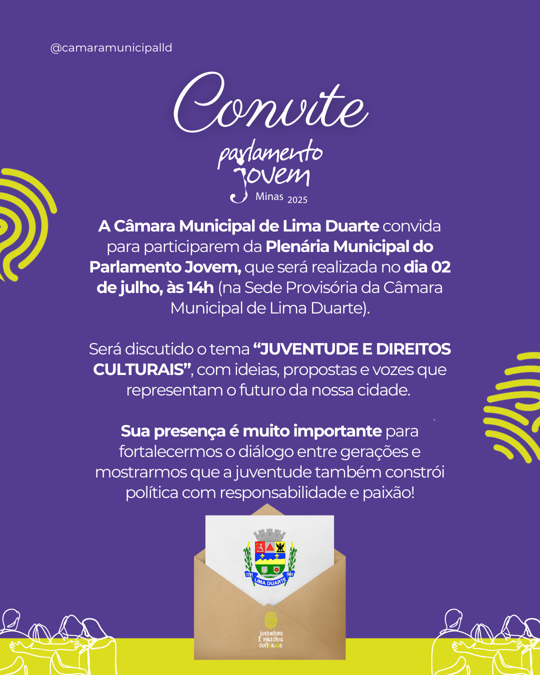 Um momento muito especial: sua presença é importante!